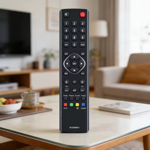 Applicable to TCL RC3000M11 Remote Control Compatible with Kalley Rca Challenger TV - Replacement Un