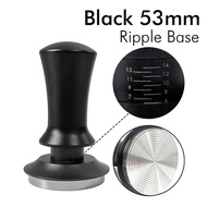 Coffee Tamper 58mm 54mm 51mm Ripple Base Leveling Constant Pressure Calibrated Spring Loaded Barista