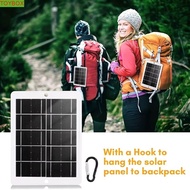 TOYBOX USB Solar Charger Panel, 2W/4W/6W/8W with USB Output Solar Panel Charger, Lightweight High Ef