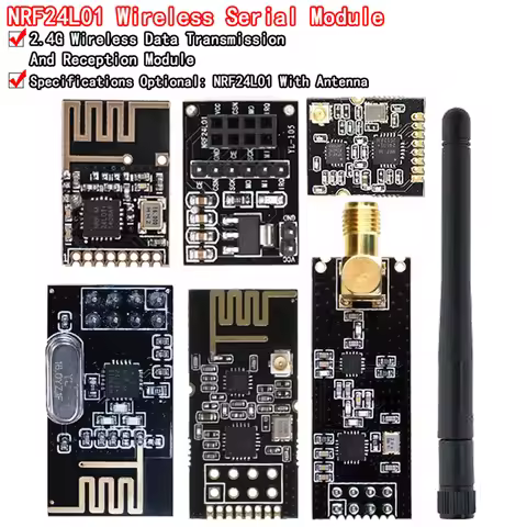 NRF24L01+ 2.4G wireless data transmission module 2.4GHz NRF24L01 upgrade version NRF24L01+PA+LNA 100