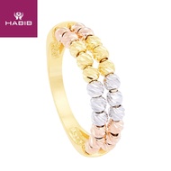HABIB 585/14K Yellow, White and Rose Gold Ring RBD 18-3T