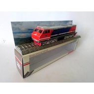 Terbaru Lokomotif CC201 Sumsel Merah Biru - miniatur kereta api