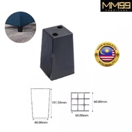 MM99-4"inch PVC Square Leg Sofa leg divan bedframe leg cabinet leg #Kaki sofa kaki katil kaki Almari