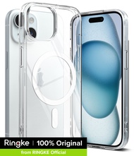 Ringke Fusion Mag สามารถใส่ได้กับ iPhone เคส15ด้านหลังแข็งใส TPU นุ่มกันกระแทก Bumer