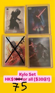 Topps Star Wars 2024 Galaxy 卡 (Kylo Set)