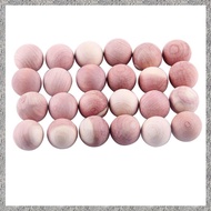 24Pcs Natural Cedar Balls Aromatic Red Cedar Wooden Balls for Clothes Storage Drawer Wardrobe Freshe