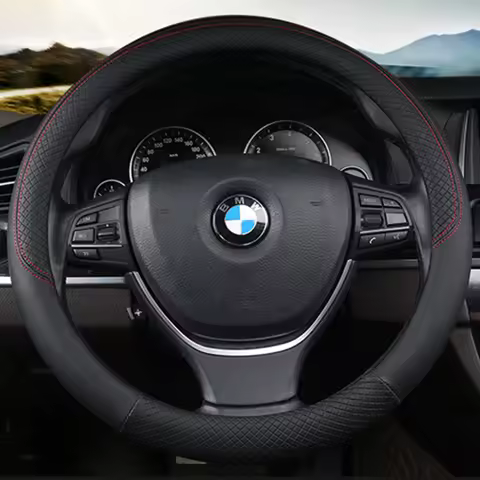 PU Leather Car Steering Cover for Bmw All Car Models E39 E46 E60 E87 E90 F10 F20 X1 X2 X3 X4 X5 X6 I