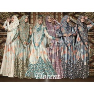 ORIGINAL Gamis Syari FLORENT FELAMA Set by Nha Miranda Dress Lebaran