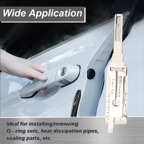 HU92 Li's 2-in-1 Lock Tool - Multipurpose Kit for Key Duplication & Lock Servicing, Professional Loc