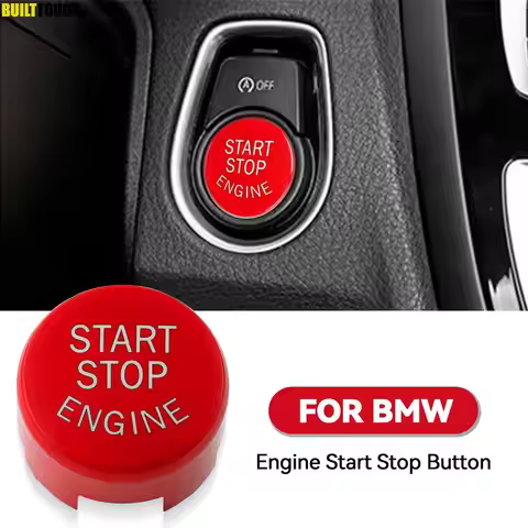 Red Engine Start Stop Switch Push Button Replace Cover For BMW 1 2 3 4 5 6 7 X1 X3 X4 X5 X6 series F