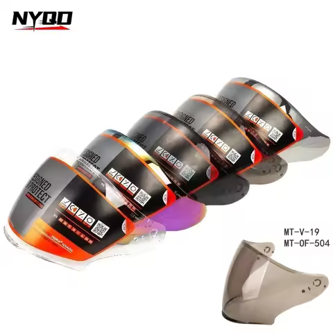 Original MT Helmet Visor for THUNDER 3 SV JET EXPERT Anti Scratch Shield MT-V-19 Classic 5 Color Ava