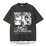 Vega88 *alice in borderland* Oversized t-shirt | Oversized t-shirt | Washed T-shirt | Washing washin