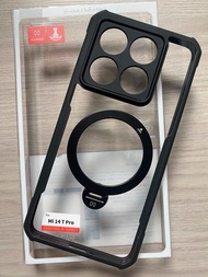 XUNDD เคส Xiaomi 15T/Mi 15T Pro/Mi 14T/Mi 14T Pro แม่เหล็กกันกระแทกรองรับวงแหวน ขอบTPU  ตั้งได้ ชาร์