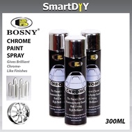 BOSNY SPRAY PAINT - CHROME EFFECT B103 / MIRROR CHROME B123 MADE IN THAILAND