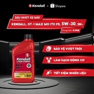 KENDALL Motorcycle Lubricant, GT-1 MAX MO (Ti) FS, 5W-30, SN+