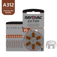 60 pcs/10card Rayovac Extra 1.45V Performance Hearing Aid Batteries 312 312A A312 PR41Free Shipping