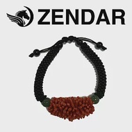 【ZENDAR】頂級天然紅珊瑚直側球黑瑪瑙玉球手鍊(159980)