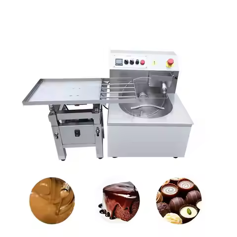 Chocolate Machine With Vibration Machine, Chocolate Melting Machine, Chocolate Pouring Machine, Choc
