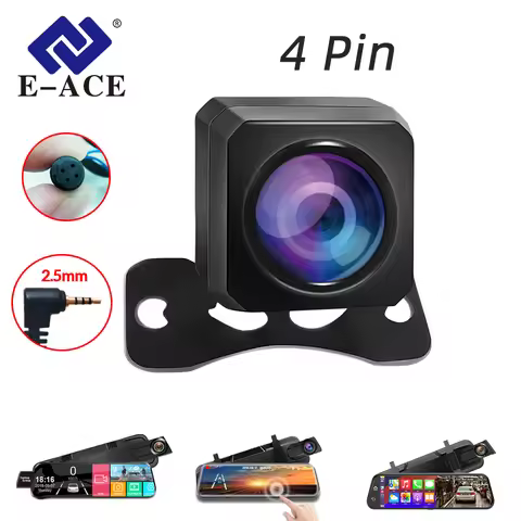 E-ACE 1080P Reversing Image HD 2.5mm 4-Pin HD Night Vision Waterproof And Anti-Knock Night Vision Ca