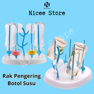 Rak Botol Susu Bayi / Rak Pengering Botol Susu / Rak Pengering Botol Dot Perlengkapan Bayi / Baby Bo