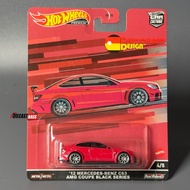 Diecasthaus- Hot Wheels Premium DEUTSCHLAND Design Car Culture '12 Mercedes-Benz C63 AMG Coupe Black