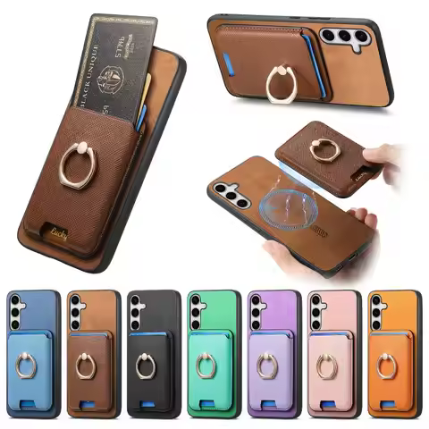 Detachable Finger Ring Card Holder With Phone Case for Vivo T2/S18/S17/V29/X100/Y200/Y300+/iQOO 12 1