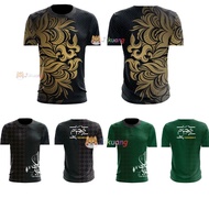 T Shirt Baju Raya Family Day 2024 Jersey Custom Nama Tshirt Sukan Jersey Plus Size Perempuan Muslimah Lengan Panjang