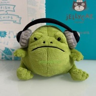 [絕版款 RETIRED] Jellycat Ricky Rain Frog with Headphones # 戴耳機雨蛙 # 禮物 # 男朋友 # 小朋友 # Headphone # 耳機青蛙