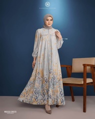 MOICCA Dress by Nadheera luxury gamis dress muslim rayon premium busui wudhu friendly