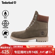 Timberland添柏岚官方男鞋新款6寸靴户外休闲防水|A2J6J A2J6JW/深棕色 41