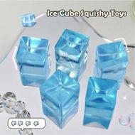 5 pcs/set New Fidget Toys Mini Squishy Mochi Ice Block Stress Ball Kawaii Ice Cube Squishy Toys for Kids Antistress Ball Cube Squeeze Stress