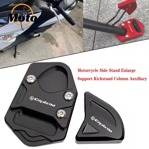 For SYM CRUISYM 125i 250i 300i ALPHA 300 2023 Motorcycle CNC Accessories Side Stand Enlarge & Suppor