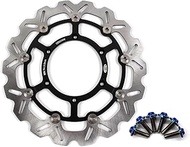 Arashi Front Brake Disc Rotor + Mounting Bolts Screws for Suzuki DRZ400SM DR-Z400SM 2005-2021 Motorc