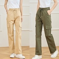 Eyouth 10165 women cargo pants straight leg pants for wowan