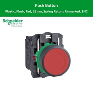 Schneider XB5AA42 สวิตซ์ปุ่มกดสีแดงแบบ1คอนแทคสามารถต่ออุปกรณ์เพิ่มเติมได้ - ชไนเดอร์