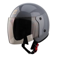 GENUINE 3/4 HEAD HELMET ASIA MT111 AND ROYAL M111 (TEA COLOR GLASS, LOCK)