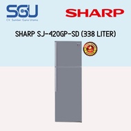 SHARP KULKAS 2 PINTU SJ 420GPSD PLASMACLUSTER SJ-420GP-SD / SJ 420GP