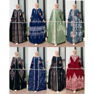 Gamis twill ori rayon malaman candimekar Pekalongan motif dan kekinian