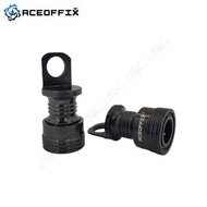 Aceoffix-小折疊車腳踏板快拆座 鋁合金踩踏板安裝架 小布自行車快拆扣 腳蹬安裝座 MKS踏板快拆頭 小摺疊車支架