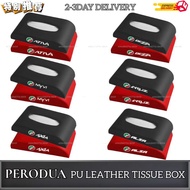 AMAZING CAR TISSUE BOX LEATHER PERODUA BEZZA MYVI ATIVA ARUZ AXIA ALZA GEAR UP  INTERIOR ACCESSORIES