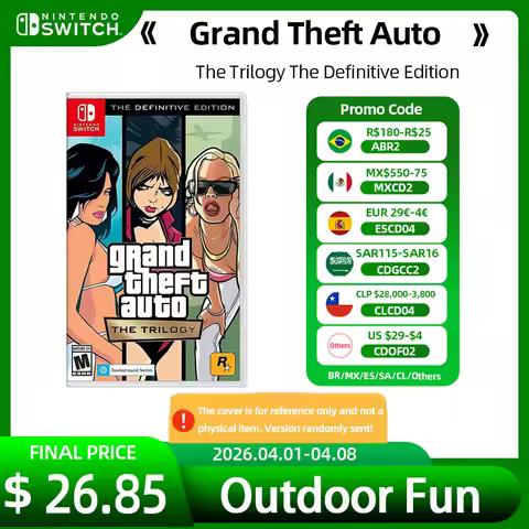 Grand Theft Auto The Trilogy The Definitive Edition GTA Nintendo Switch Game Deals Adventure Genre f