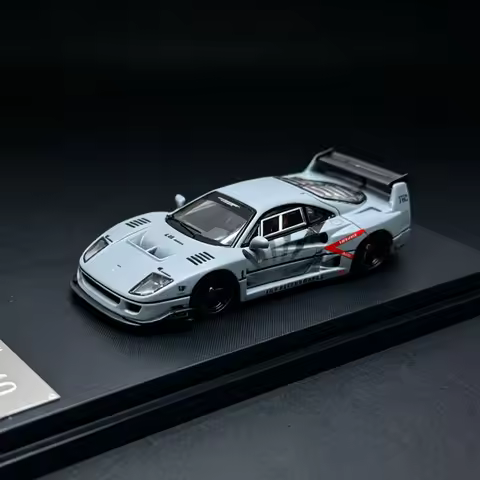 Ghost Player 1:64 Ferrari F40 LBWK Liberty Walk Air Force Grey Diecast Model Car In Stock Ready To S