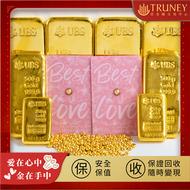 純金愛心小金豆1公克 - 檢驗卡裝【TRUNEY黃金白銀館】
