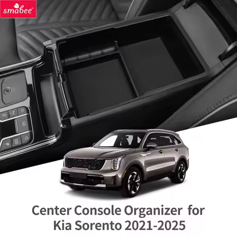 Smabee Left Drive for Kia Sorento 2021-2025 Central Console Armrest Storage Box Tray Organizer Car I