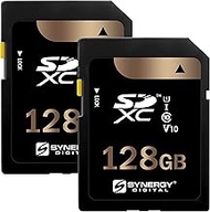 Synergy Digital 128GB, SDXC UHS-I Camcorder Memory Cards, Compatible with Panasonic HC-X2000 UHD 4K 