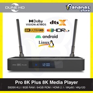 (2024 NEW) Dune HD Pro 8K Plus (TRUE 8K UHD Player) / Premier 4K Pro / 4K DUO UHD Dolby Vision HDR10