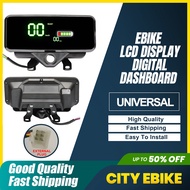 Universal LCD Display Dashboard For Electric Scooter/Ebike Speedometer 48-72v Digital Dashboard HUD