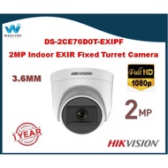 HIKVISION 2MP Indoor EXIR Fixed Turret Camera 3.6mm - DS-2CE76D0T-EXIPF