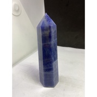 D1155 Natural Ore/Blue Stone Pillar Size: Height 99 Diameter 28.4mm Weight: 98g