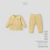 SVip Nous Baby Long set with bias fastening for boys and girls embroidered with soft and warm autumn